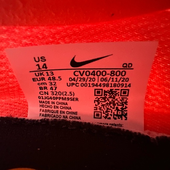 Nike ZoomX Dragonfly Men's Track Shoes CV0400-800 Mango New - Picture 8 of 10